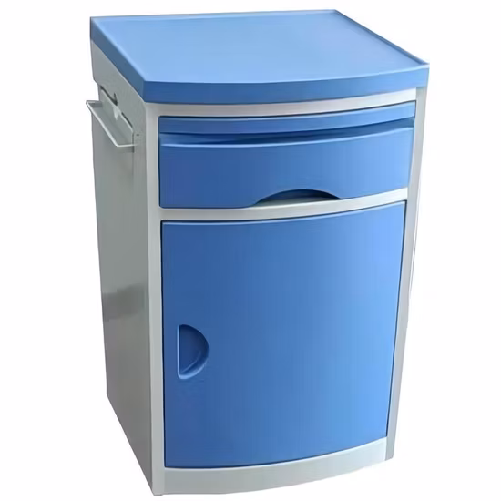 in-505 High Quality ABS Plastic Table Hospital Equipment Bedside Locker Cabinet