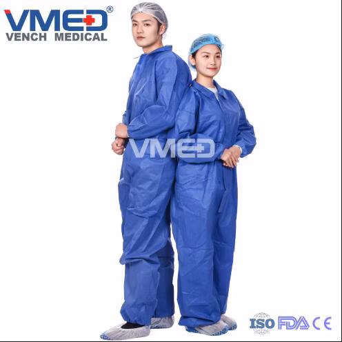 Top Sale Non-Woven Disposable Isolation Gown Protective Suit