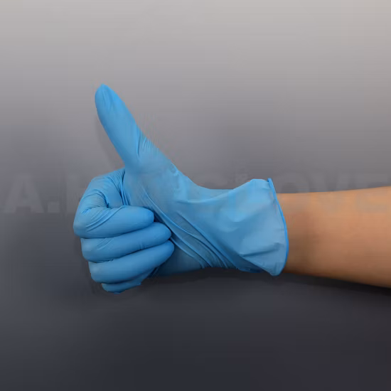 Cheap Price 100PCS Box Disposable Blue Exam Safety Medical Nitrile Surgical Examination Gloves