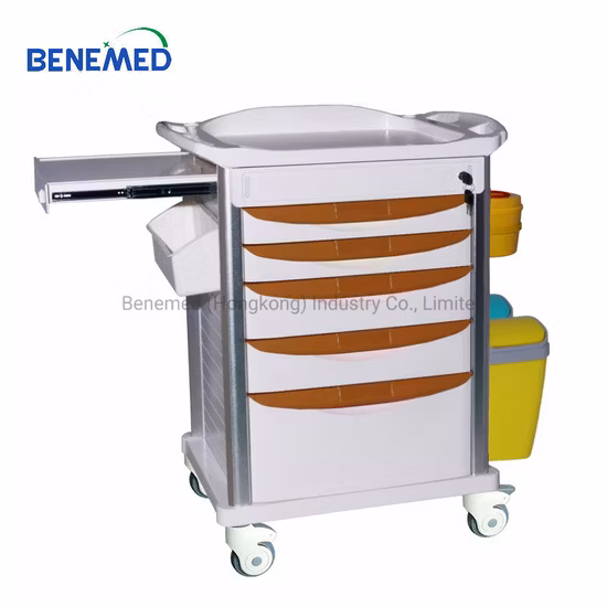 High Quality Hospital Equipment ABS Drug Trolly Bm-Mt007
