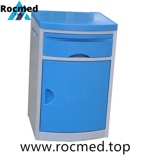 Good Quality Hospital Furniture ABS Bedside Locker Bedside Cabinet with Casters