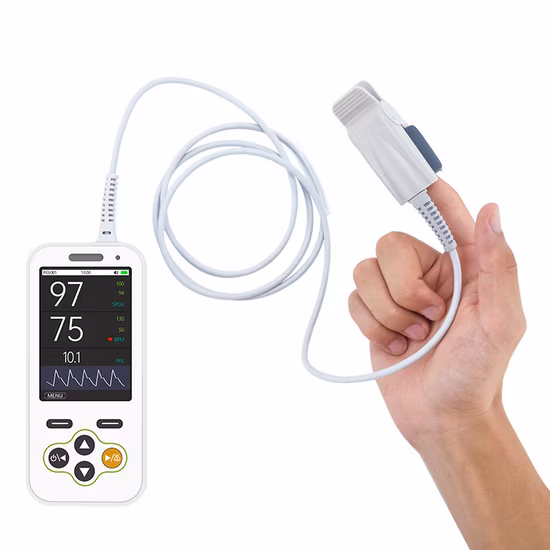 CE PC100 Portable Multi Parameter Handheld Vital Signs Monitor Pulse Oximeter for Neonate/Child/Adult