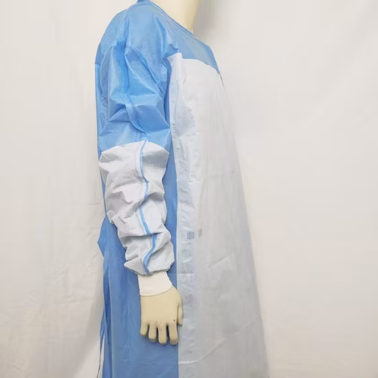 Non Woven Doctor Nurse Medical Surgical Gown Manufacturer Supply Disposable Sterile Standard Hospital Clothes
