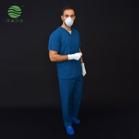 Surgical Products Non-Woven Hair Clip Net Working Nurse Ponytail Mob Cap Disposable Medical Scrub Bouffant Cap with Elastic for Doctor/Surgeon/Nurse/Worker