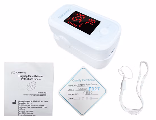 Sonosat-F02t Economy Accurate Results OLED Compact Design Fingertip Pulse Oximeter with Dry Batteries